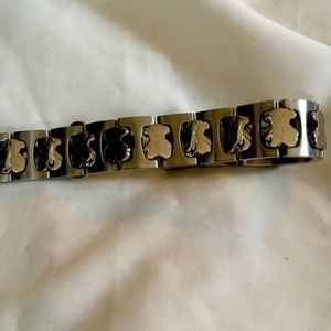 Tous stainless steel signature bracelet
